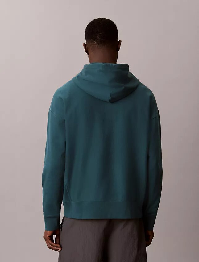 Sudadera con capucha de felpa Monogram relajada de felpa de alta calidad Sudadera con capucha de felpa Monogram relajada de felpa de alta calidad