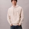 Sudadera con capucha de felpa Monogram relajada de felpa de alta calidad Sudadera con capucha de felpa Monogram relajada de felpa de alta calidad