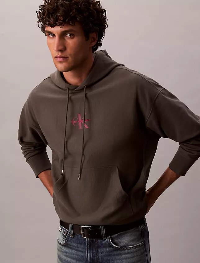 Sudadera con capucha de felpa premium Monologo Sudadera con capucha de felpa premium Monologo