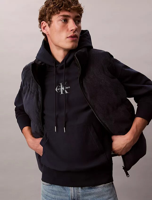 Sudadera con capucha de felpa premium Monologo Sudadera con capucha de felpa premium Monologo