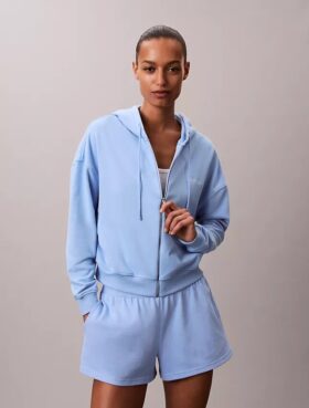 Sudadera con capucha de rizo de mezcla de algodón para dormir Sudadera con capucha de rizo de mezcla de algodón para dormir