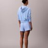 Sudadera con capucha de rizo de mezcla de algodón para dormir