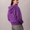 Sudadera con capucha y cremallera de felpa francesa con logotipo de archivo