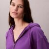 Sudadera con capucha y cremallera de felpa francesa con logotipo de archivo
