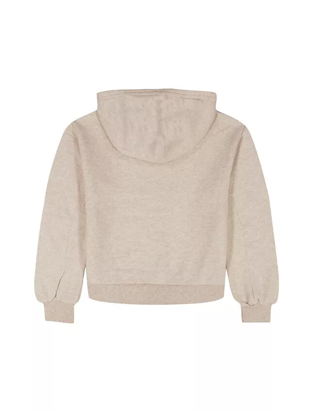 Sudadera con capucha y cremallera de felpa para niñas Sudadera con capucha y cremallera de felpa para niñas
