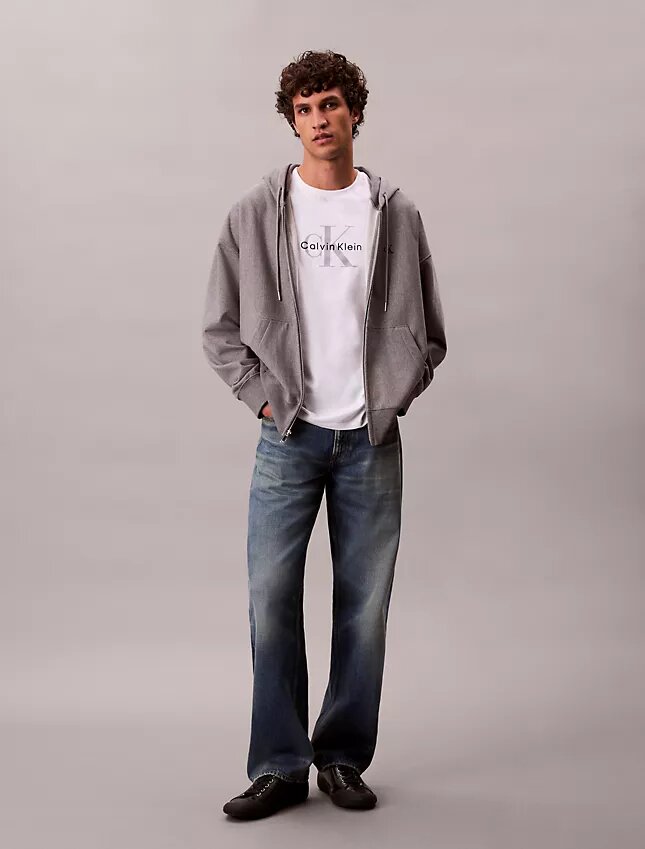 Sudadera con capucha y cremallera de felpa premium Sudadera con capucha y cremallera de felpa premium