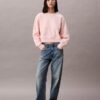 Sudadera corta de felpa francesa de corte holgado