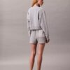 Sudadera corta de felpa francesa de corte holgado