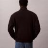 Sudadera de felpa con cremallera de un cuarto y logotipo de archivo