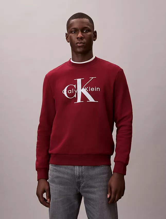 Sudadera de felpa con cuello redondo Monólogo Sudadera de felpa con cuello redondo Monólogo