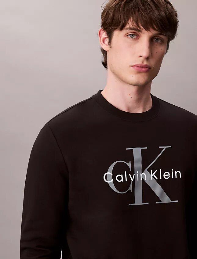 Sudadera de felpa con cuello redondo Monólogo Sudadera de felpa con cuello redondo Monólogo