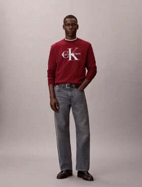Sudadera de felpa con cuello redondo Monólogo Sudadera de felpa con cuello redondo Monólogo