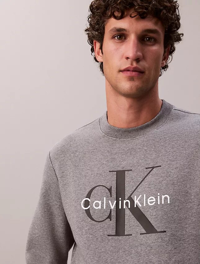 Sudadera de felpa con cuello redondo Monólogo Sudadera de felpa con cuello redondo Monólogo