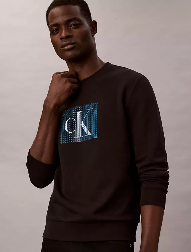 Sudadera de felpa con gráfico de Monogram en capas Sudadera de felpa con gráfico de Monogram en capas