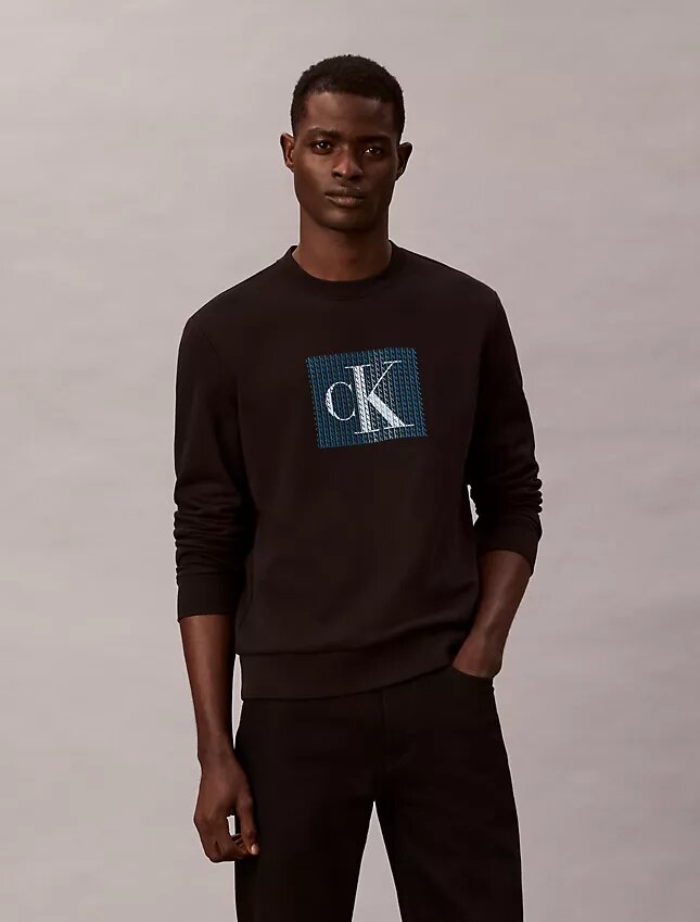 Sudadera de felpa con gráfico de Monogram en capas Sudadera de felpa con gráfico de Monogram en capas