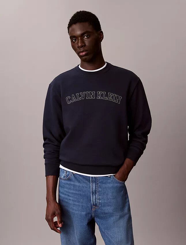 Sudadera de felpa con gráfico del logotipo Varsity Sudadera de felpa con gráfico del logotipo Varsity