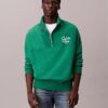 Sudadera de felpa premium con cremallera de un cuarto y corte holgado Sudadera de felpa premium con cremallera de un cuarto y corte holgado