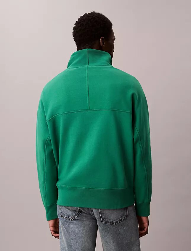 Sudadera de felpa premium con cremallera de un cuarto y corte holgado Sudadera de felpa premium con cremallera de un cuarto y corte holgado