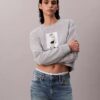 Sudadera holgada con estampado de Kate Moss