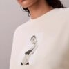 Sudadera holgada con estampado de Kate Moss