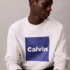 Sudadera holgada con gráfico de logo en felpa Sudadera holgada con gráfico de logo en felpa