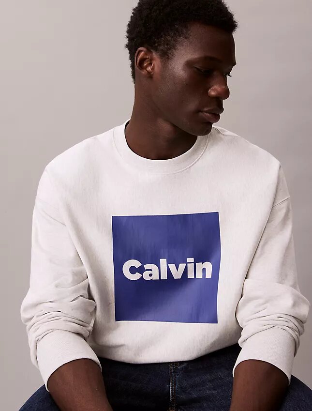 Sudadera holgada con gráfico de logo en felpa Sudadera holgada con gráfico de logo en felpa