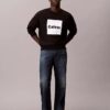 Sudadera holgada con gráfico de logo en felpa Sudadera holgada con gráfico de logo en felpa