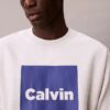 Sudadera holgada con gráfico de logo en felpa Sudadera holgada con gráfico de logo en felpa