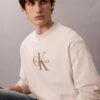 Sudadera holgada de felpa de primera calidad con logotipo Monogram Sudadera holgada de felpa de primera calidad con logotipo Monogram