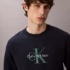 Sudadera holgada de felpa de primera calidad con logotipo Monogram Sudadera holgada de felpa de primera calidad con logotipo Monogram