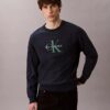 Sudadera holgada de felpa de primera calidad con logotipo Monogram Sudadera holgada de felpa de primera calidad con logotipo Monogram