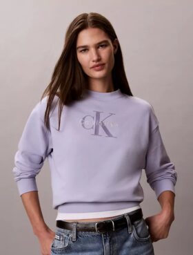 Sudadera holgada de felpa francesa Monologo