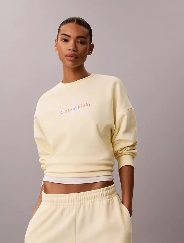 Sudadera holgada de felpa Monologo Sudadera holgada de felpa Monologo