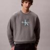 Sudadera holgada de felpa premium Monologo Sudadera holgada de felpa premium Monologo