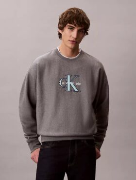 Sudadera holgada de felpa premium Monologo Sudadera holgada de felpa premium Monologo