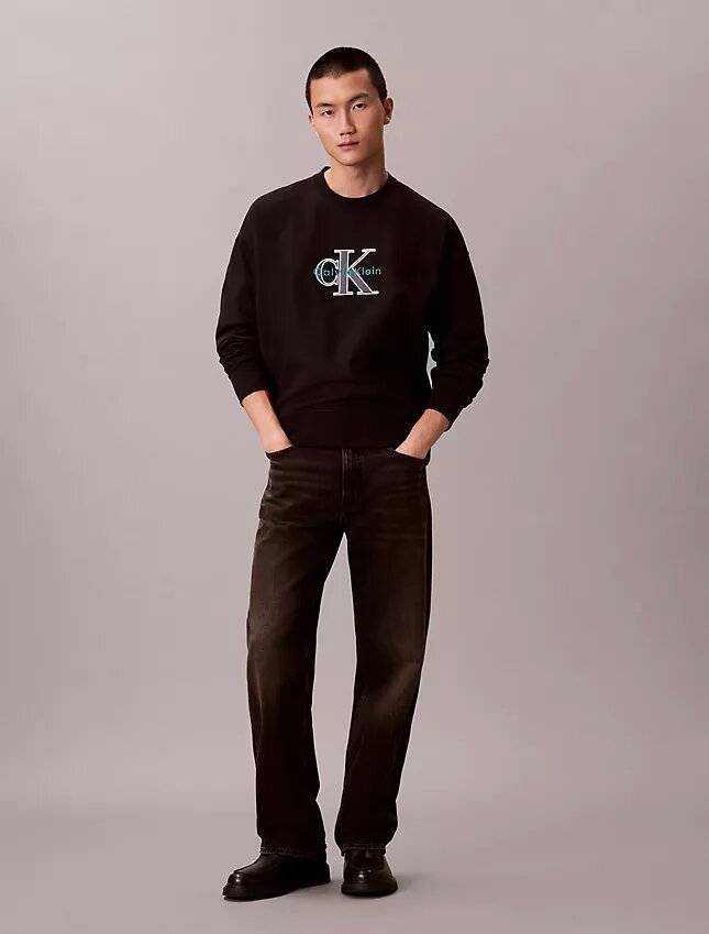 Sudadera holgada de felpa premium Monologo Sudadera holgada de felpa premium Monologo