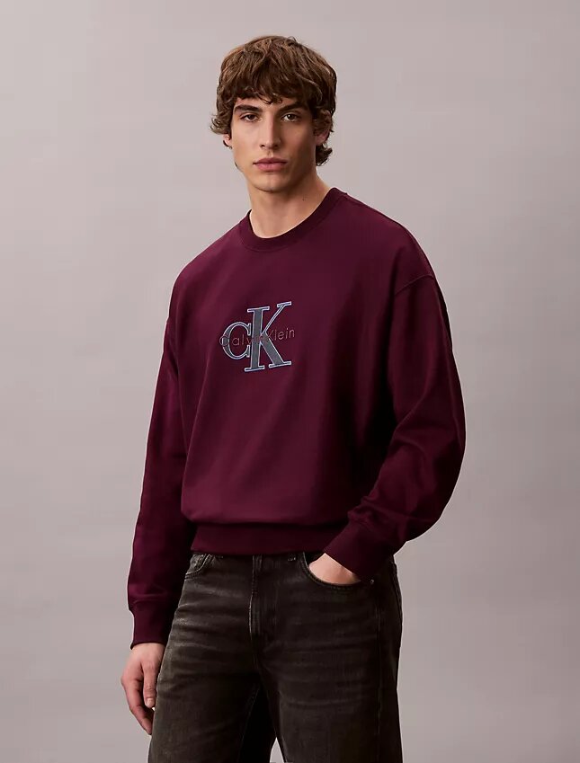Sudadera holgada de felpa premium Monologo Sudadera holgada de felpa premium Monologo
