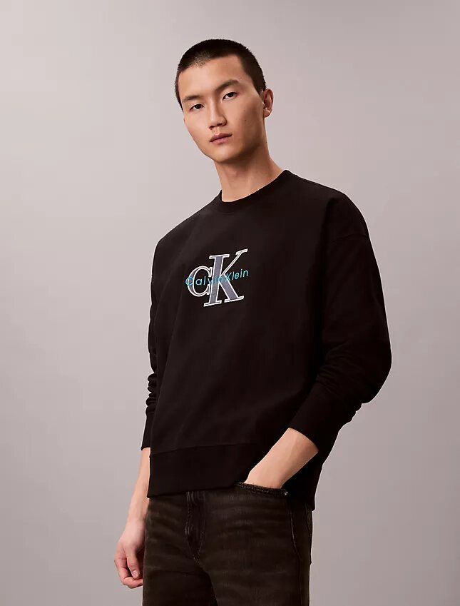 Sudadera holgada de felpa premium Monologo Sudadera holgada de felpa premium Monologo