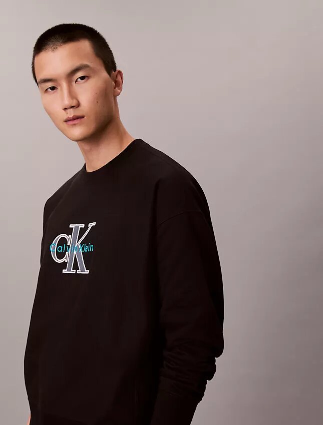 Sudadera holgada de felpa premium Monologo Sudadera holgada de felpa premium Monologo