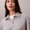Sudadera polo Ck de corte holgado