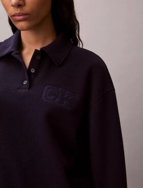 Sudadera polo Ck de corte holgado