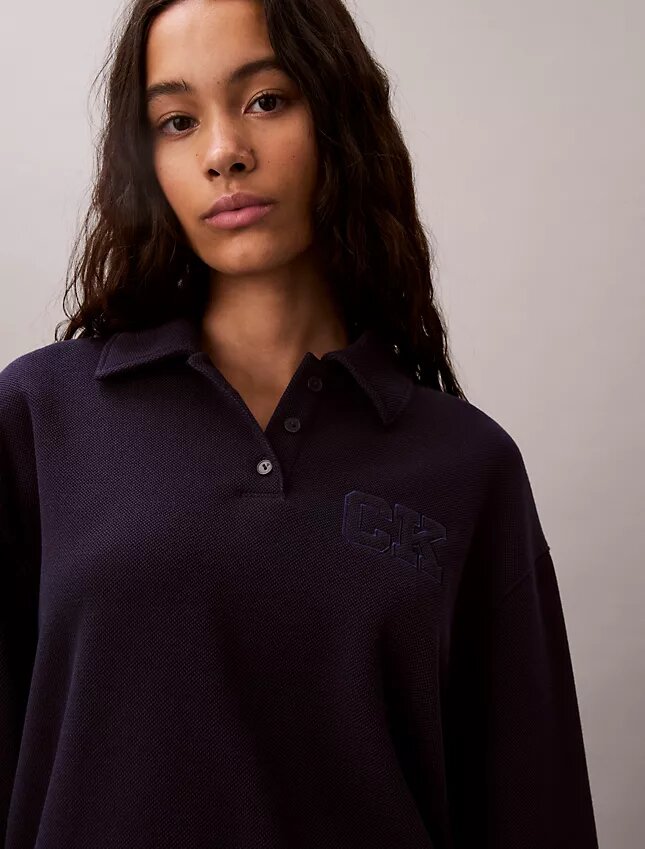 Sudadera polo Ck de corte holgado Sudadera polo Ck de corte holgado