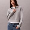 Sudadera polo Ck de corte holgado