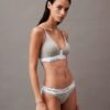 Sujetador Bralette con cierre frontal triangular, ligeramente forrado, de algodón y Modal Sujetador Bralette con cierre frontal triangular, ligeramente forrado, de algodón y Modal
