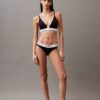 Sujetador Bralette con cierre frontal triangular, ligeramente forrado, de algodón y Modal Sujetador Bralette con cierre frontal triangular, ligeramente forrado, de algodón y Modal