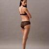 Sujetador plunge de encaje floral negro de CK Black Sujetador plunge de encaje floral negro de CK Black