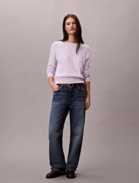 Suéter de algodón suave con Monogram
