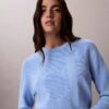 Suéter de algodón suave con Monogram
