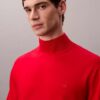 Suéter de cuello alto de lana merino Suéter de cuello alto de lana merino