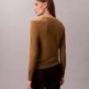 Suéter de cuello en V de lana merino Suéter de cuello en V de lana merino